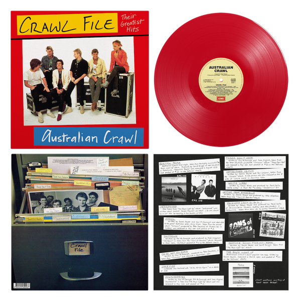 Crawl File (Red LP) by Australian Crawl