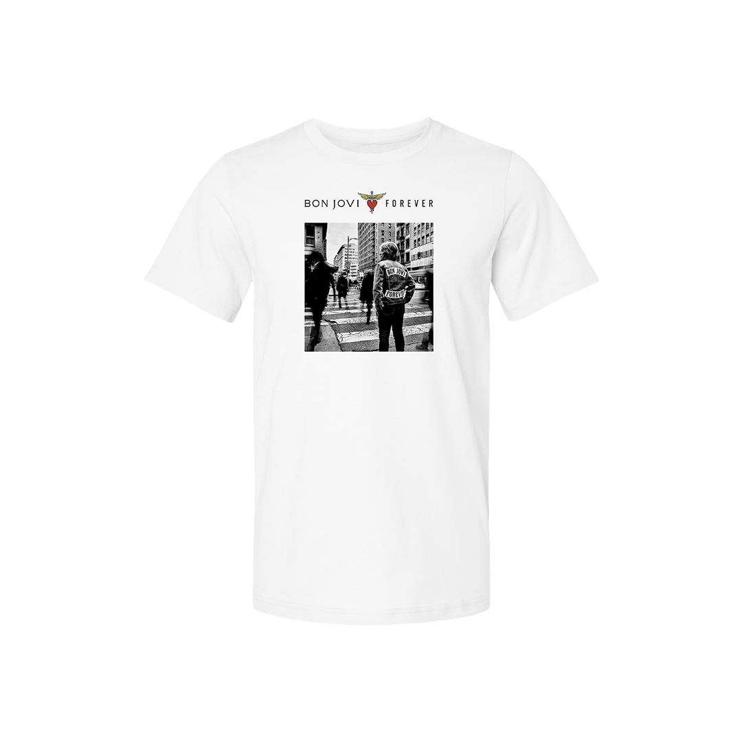 Album Cover Tee in White 