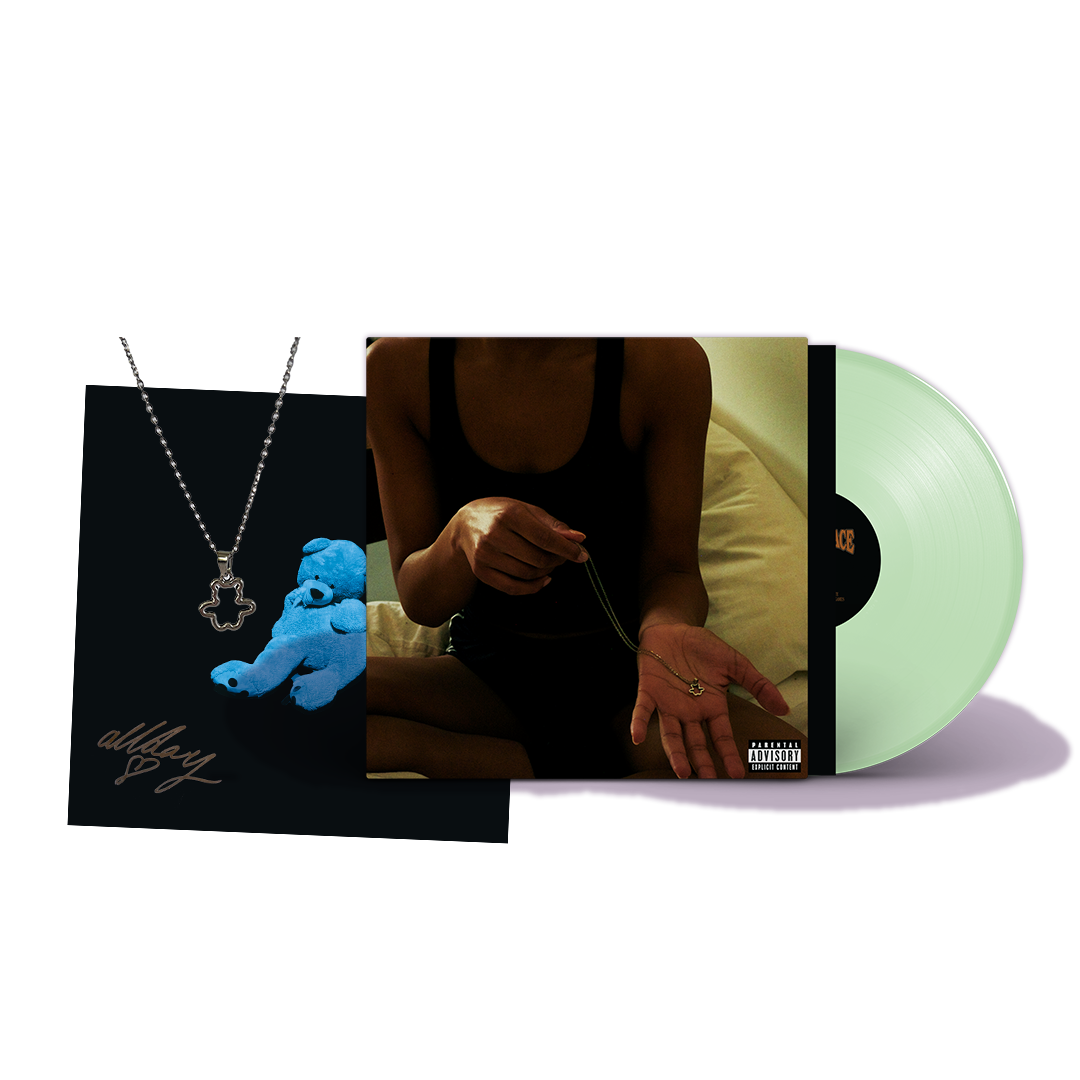 The Necklace (Exclusive Glow In The Dark LP) + Limited Teddy Necklace + Signed Card_01