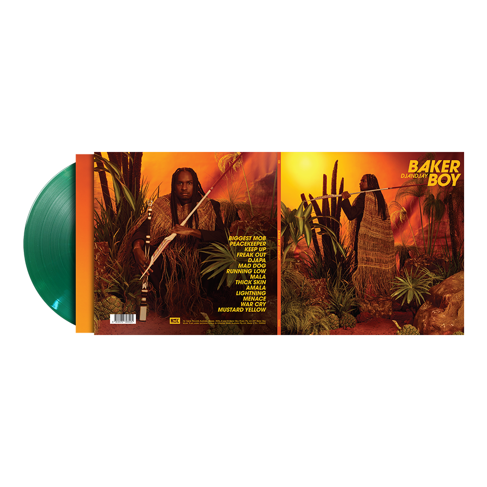 DJANDJAY (Green LP) Gatefold Back