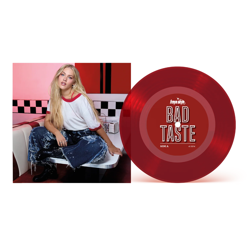 bad taste (Translucent Red 7") Expanded 1