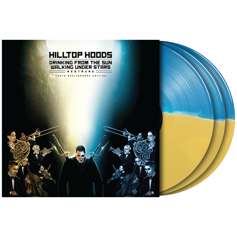 Drinking from the Sun, Walking Under Stars Restrung (10yr Anniversary Edition Blue & Yellow 3LP)