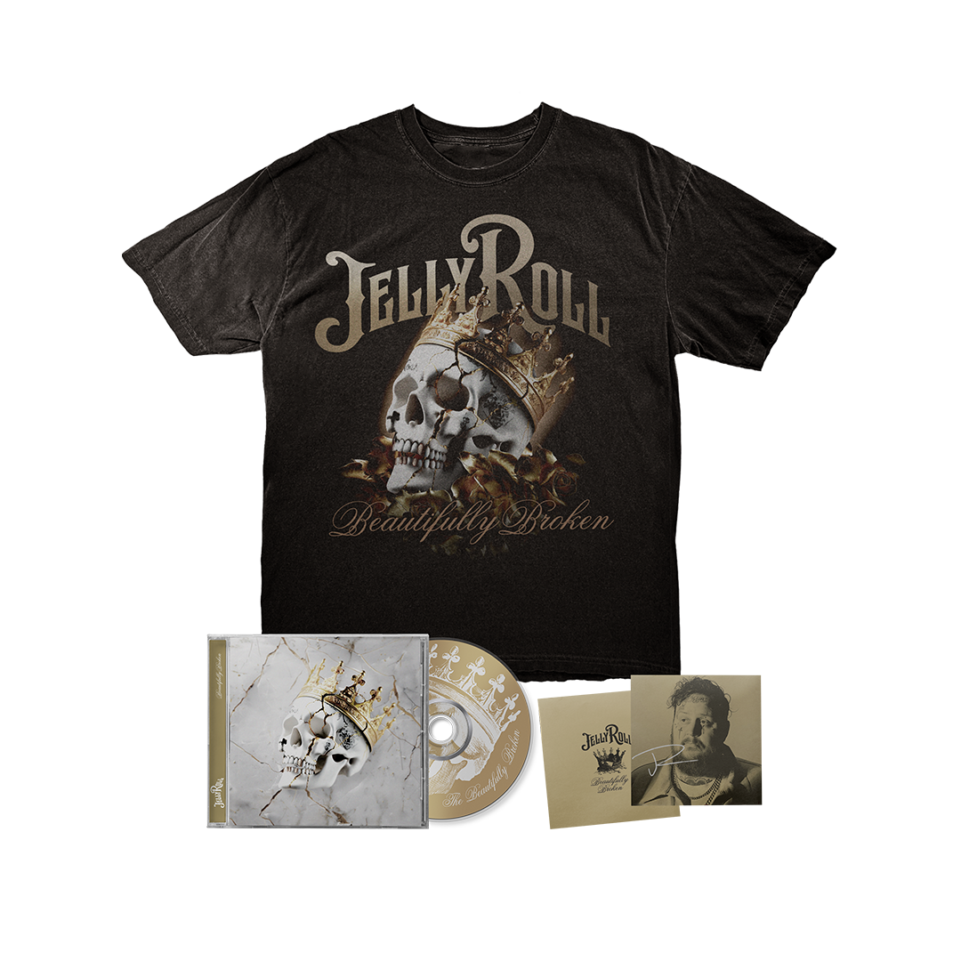 Beautifully Broken (CD) + T-Shirt + Signed Art Card