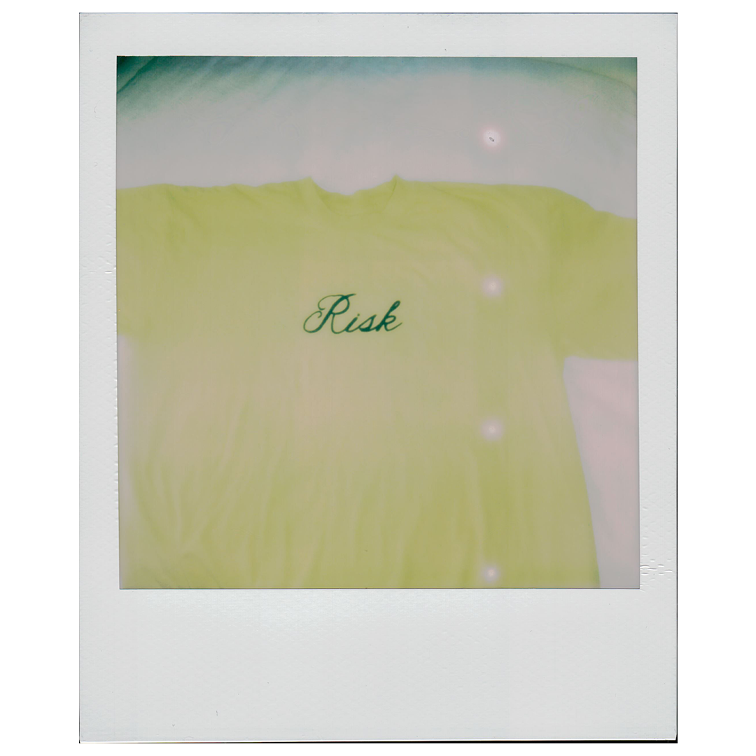 Risk T-Shirt Polaroid White Front