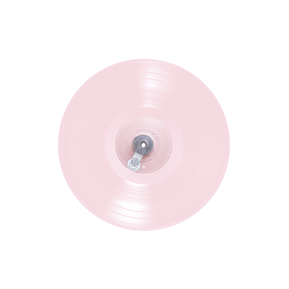 I'm Only F**king Myself (The Basic B*tch Edition Nude Pink Vinyl LP) Back Disc