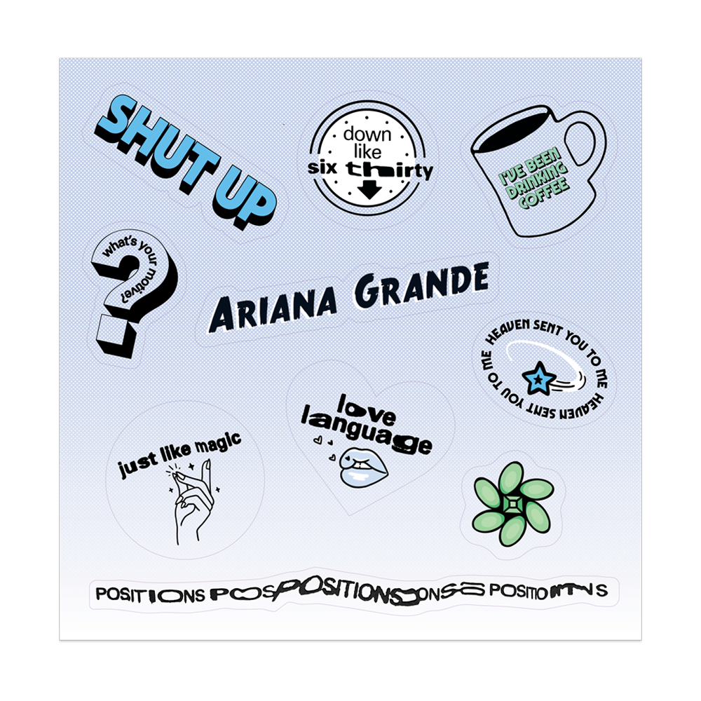 Positions (Deluxe Fifth Anniversary Edition 2LP) Sticker Set
