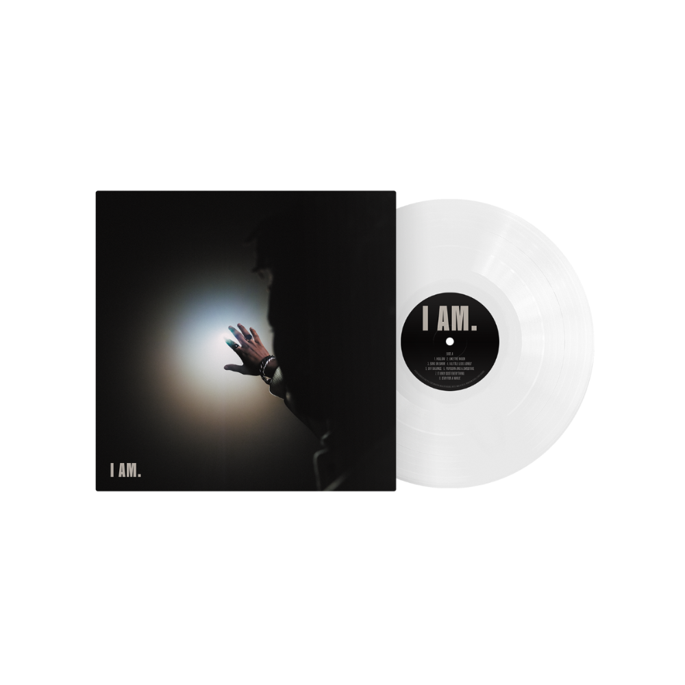 I AM. (Clear LP) + Signed Art Card Front