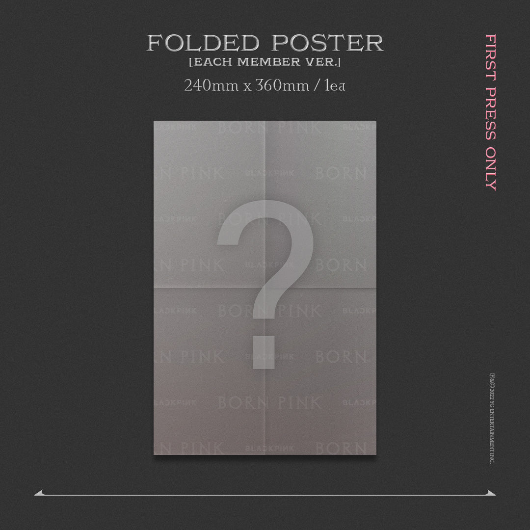 Folded poster