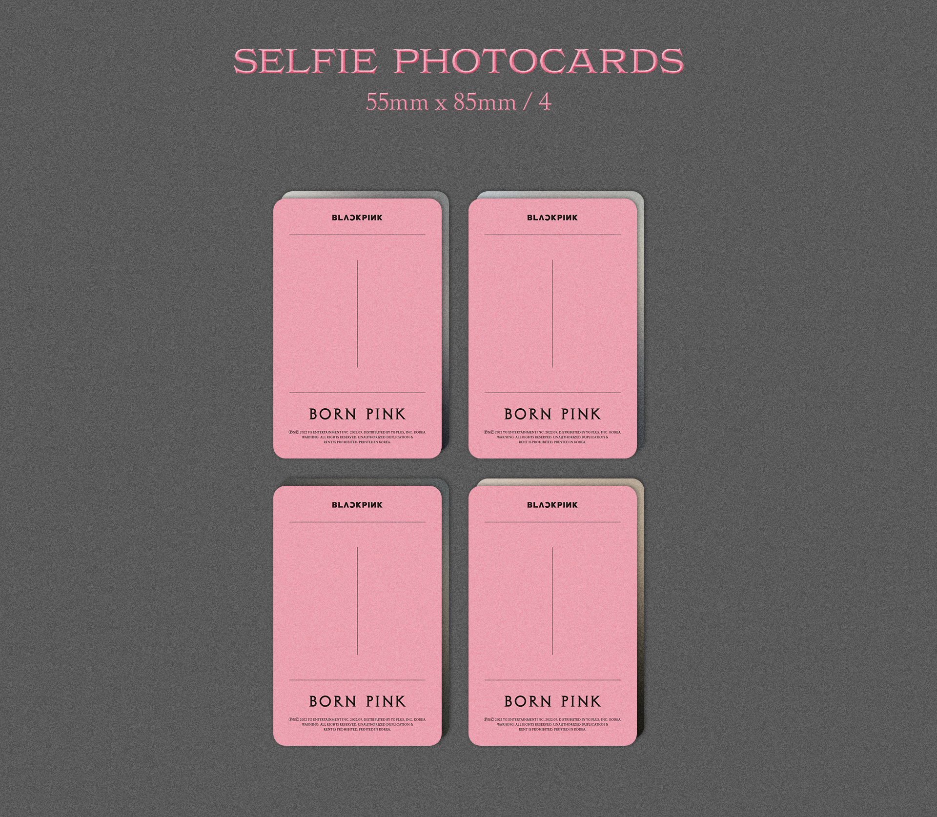 Selfie photocards