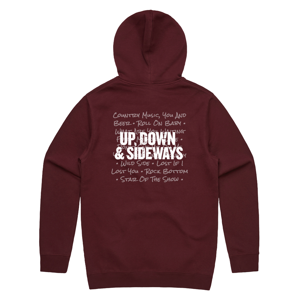 Up, Down & Sideways Hoodie Back