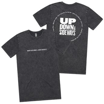 Up, Down & Sideways T-Shirt Front and Back