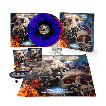 Conqueress - Forever Strong And Proud (Blue Splatter 2LP+2CD Set)