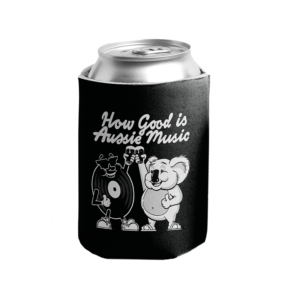 How Good Is Aussie Music Stubby Holder Front