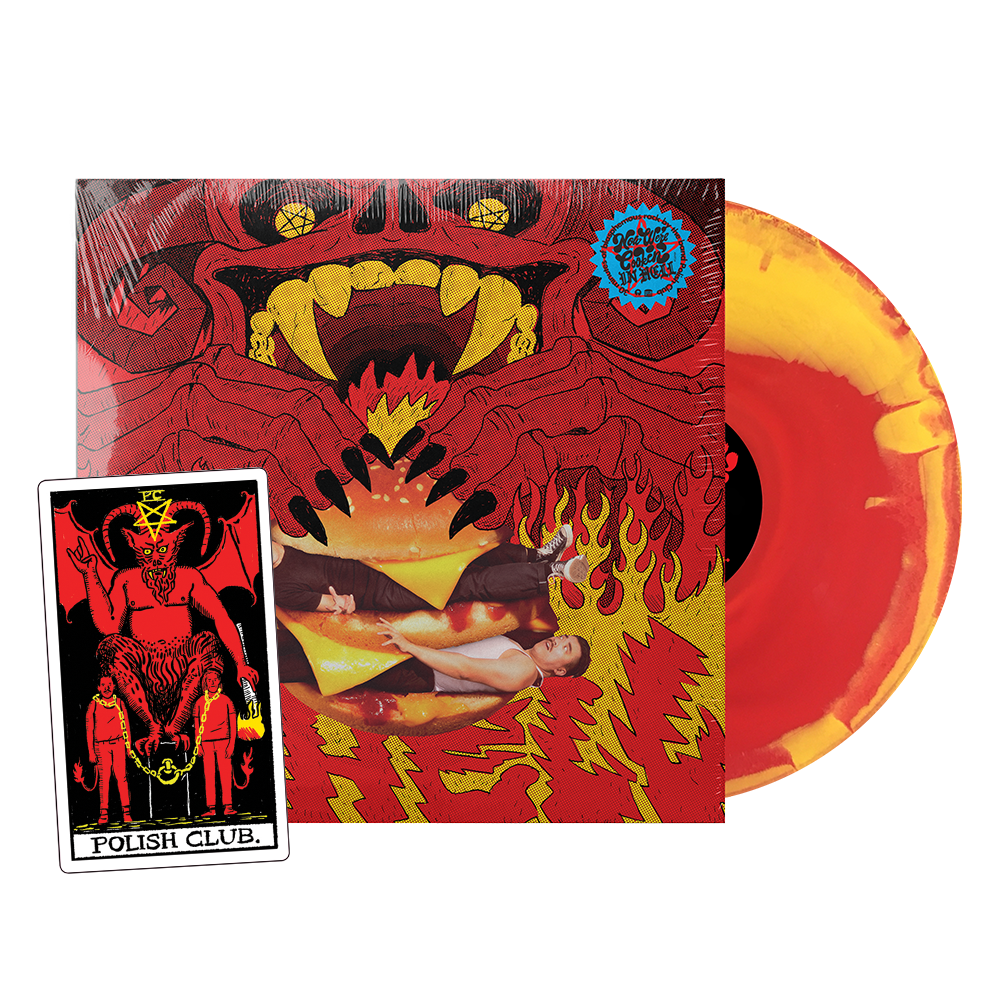 Now We're Cookin' In Hell Red & Yellow LP + Tarot Card