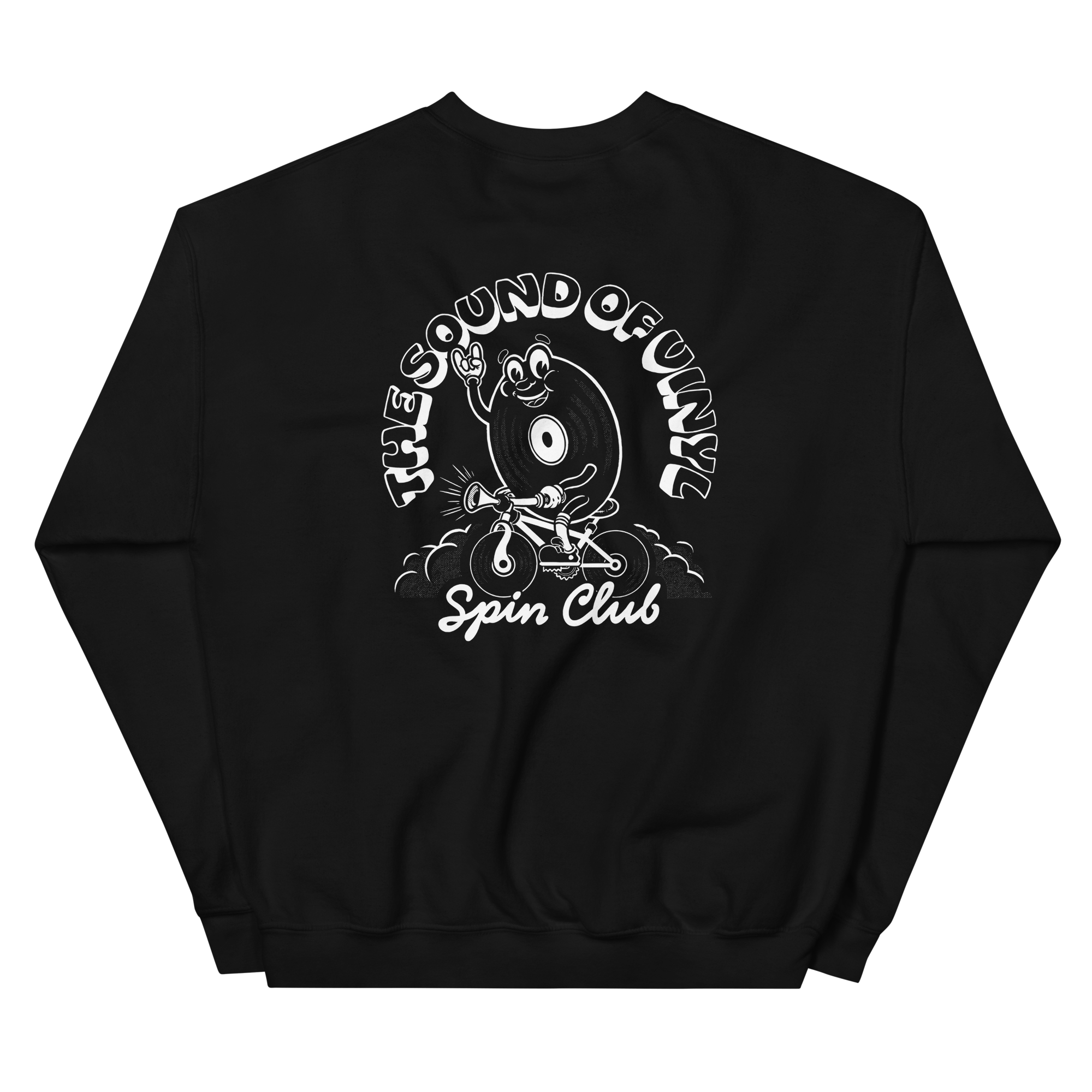 Spin Club Black Crewneck