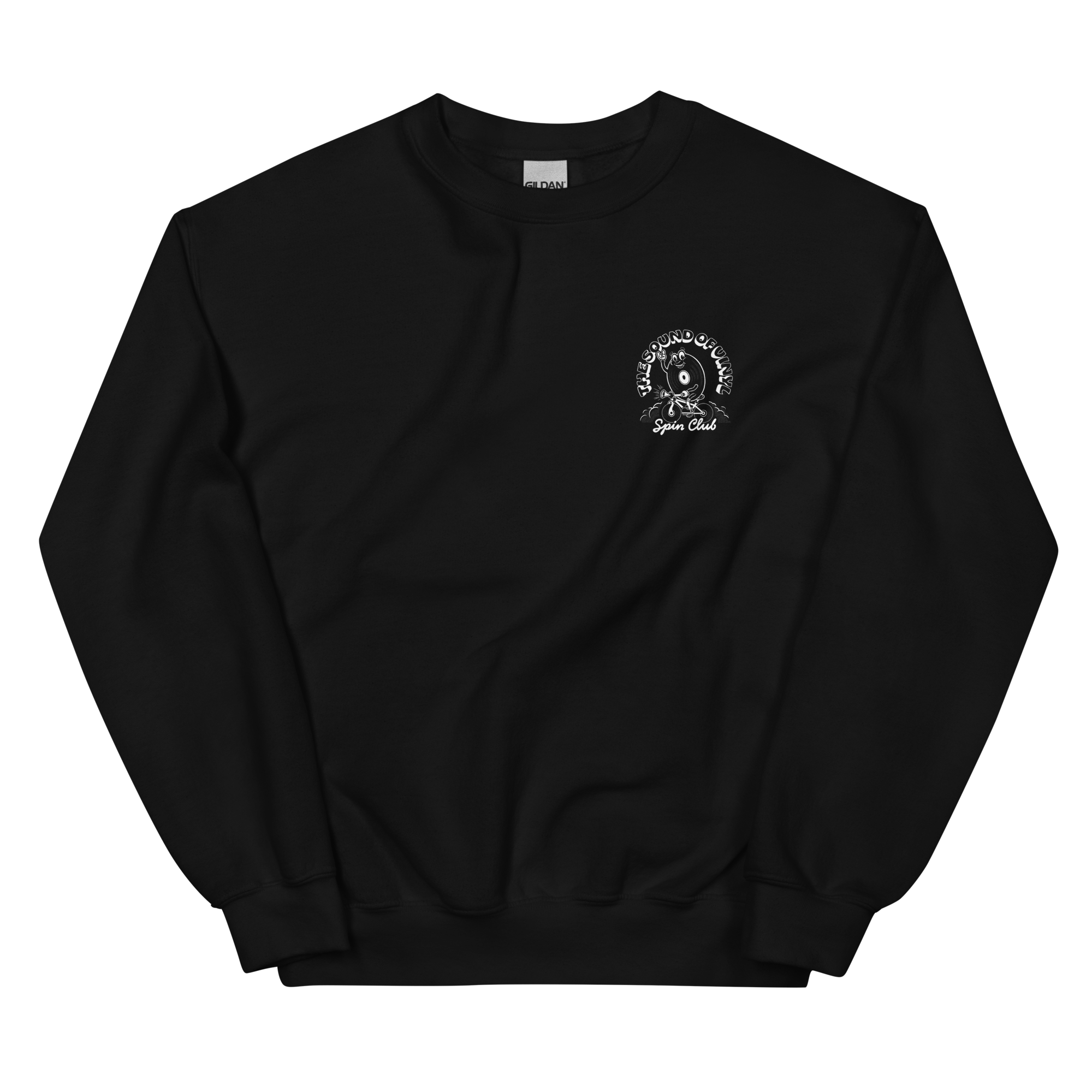 Spin Club Black Crewneck