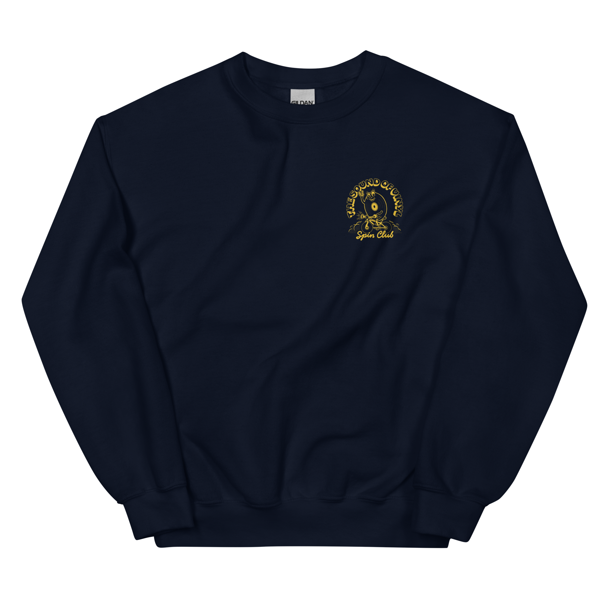 Spin Club Navy Crewneck